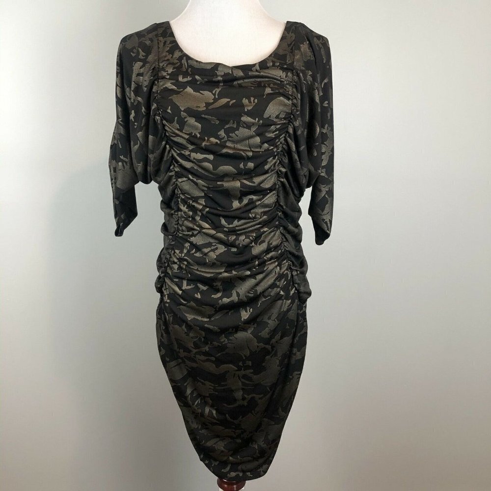 Alice by Temperley Sleeved Atlas Mini Dress 8